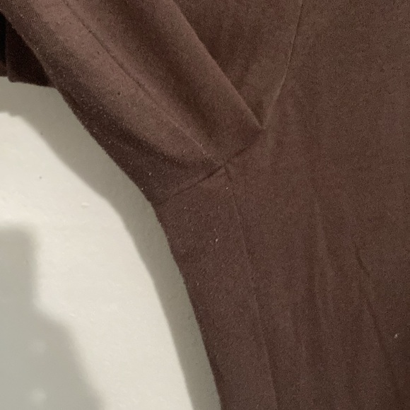 Arizona jean co. Cris cross, front leggings, brown size medium NWOT - Picture 4 of 7